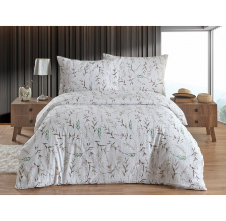 Prodloužené povlečení krep 140x220, 70x90cm Verona natur Prodloužené povlečení krep 140x220, 70x90cm Verona natur