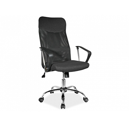 Kancelářské křeslo Q-025, černá látka