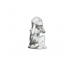 Figurka Monkey stříbrná S