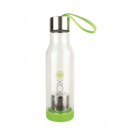 Láhev s čajovým infuzérem 500ml zelená