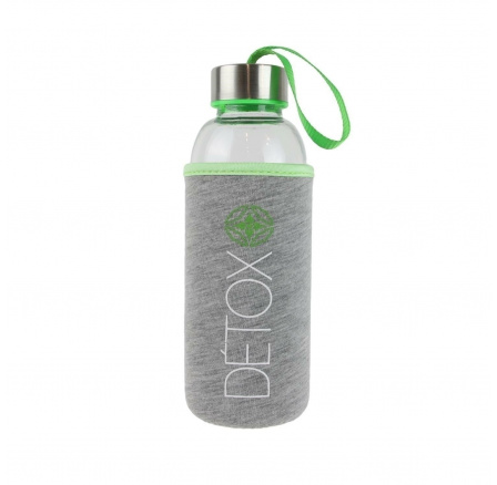 Láhev s neoprenovým obalem 400ml zelená
