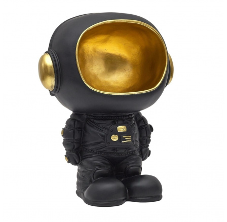 Figurka Astronauta s funkcí úložného prostoru černá/zlatá
