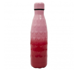 Termoska 500ml srdce růžovo-červená