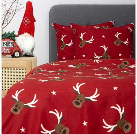 Povlečení REINDEER sob mikrovlákno 160x200 cm + 2 x 50x60 cm XM22 806655