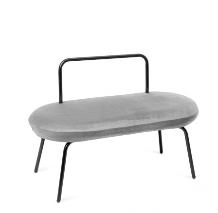 Lavice INA GREY 95x45x61 cm ALL 828299