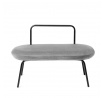 Lavice INA GREY 95x45x61 cm ALL 828299