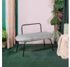 Lavice INA GREY 95x45x61 cm ALL 828299