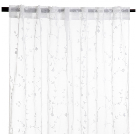 Záclonová roleta MOSSIA s výšivkou listů 140x250 cm 856797