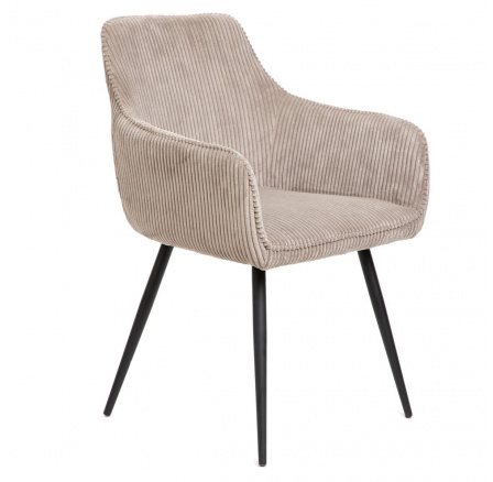 Židle SATORI FASO manšestr béžová 58x62x79cm 894447
