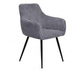 Židle SATORI FASO manšestr šedá 58x62x79cm 894454