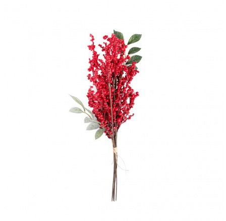 Větev RUBY HAWTHORN červená 41 cm 708961