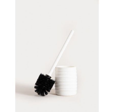 WC kartáč TORUS s reliéfem bílý 10.2x10.2x36.5 cm 733673