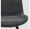 Židle SILLA Tmavě šedá 52x60.5x83.5 cm 738012