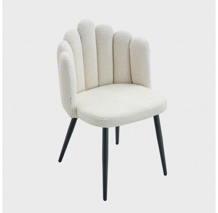 Židle LUXE Ecru 49x55x85 cm 741739
