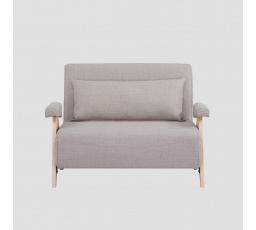 Sofa CALORE 1-místná, s funkcí spaní béžová 117x90x82 cm 744488