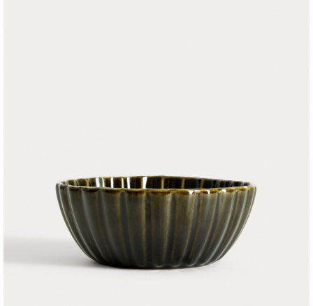 Miska MELIDA tmavě zelená 16 cm 750304
