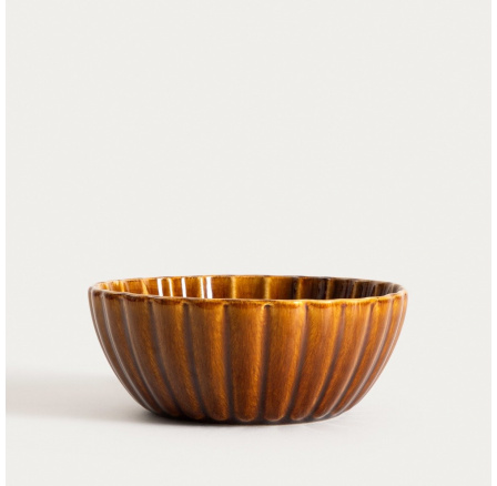Miska MELIDA jantarová 16 cm 750366