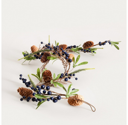 Girlanda TUNDRA s šiškami a hlohem 120 cm 752766