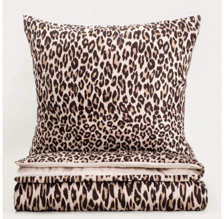 Povlečení SPOTS z mikrovlákna s leopardím vzorem 140x200 + 1*70x80 cm 756276