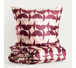 CHERRY CHIC sametový povlak na přikrývku s vzorem 220x200 + 2*70x80 cm 756108