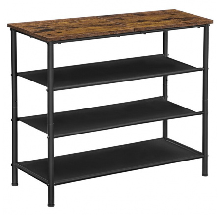 Botník, mdf, hnědá, ABO-E1035 OLW