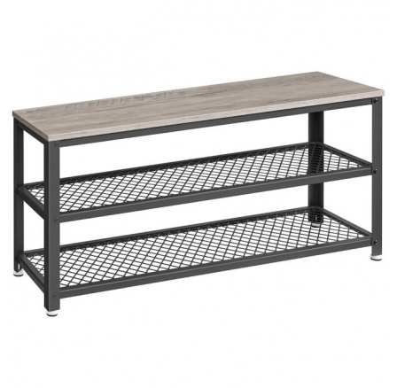 Botník, mdf, šedá, ABO-E1078 GREY Botník, mdf, šedá, ABO-E1078 GREY