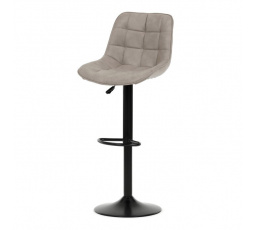 Barová židle, béžová, látka,AUB-V3066 LAN3