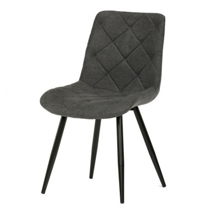 Jídelní židle, šedá, látka, CT-382 GREY2