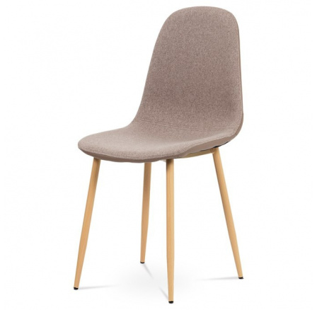 Jídelní židle, béžová, látka, CT-391 CAP2