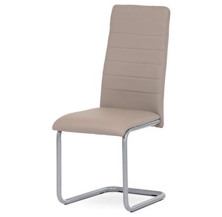 Jídelní židle, béžová, ekokůže, DCL-402 LAN