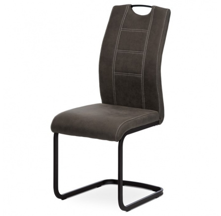 Jídelní židle, šedá, látka vintage, DCL-413 GREY3