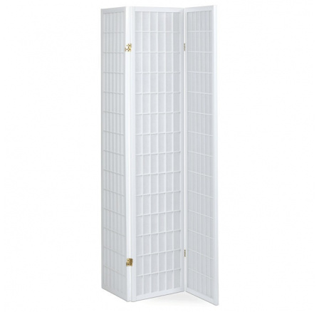 Paraván, masiv, bílá, EF-E803 WT