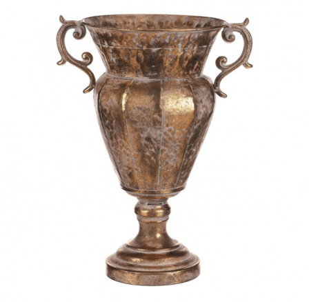 Zlatý pohár - kovový dekorační obal na květiny Zlatý pohár - kovový dekorační obal na květiny