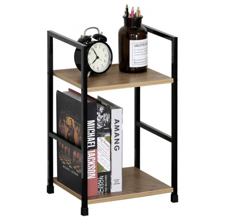 Regál, mdf, hnědá, GD-212 OAK