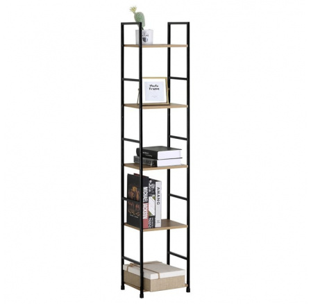 Regál, mdf, hnědá, GD-215 OAK