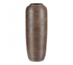 Váza keramická - vysoká 50 cm, hnědá