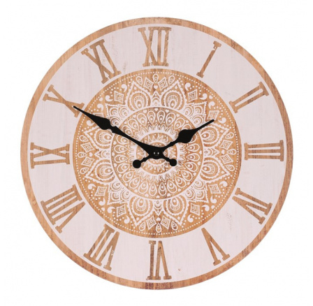 Hodiny nástěnné - mandala, MDF, 34 cm