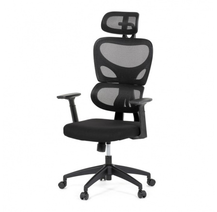 Kancelářská židle, houpací mechanismus, černá, KA-K2080 BK