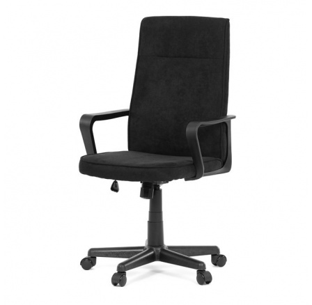 Kancelářská židle, houpací mechanismus, černá látka, KA-L607 BK2