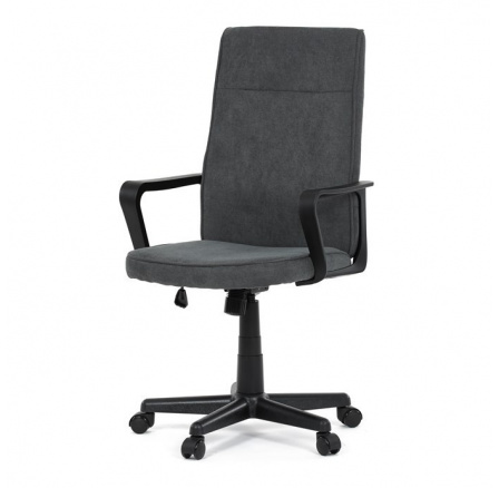Kancelářská židle, houpací mechanismus, šedá látka, KA-L607 GREY2
