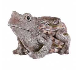 Žába - obal na květiny, magnesium, barva šedá
