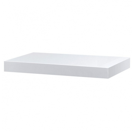 Polička, mdf, bílá, P-023 WT