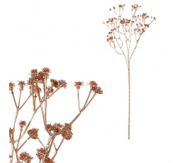 Gypsophila - umělá větev s kvítky, zlatá barva