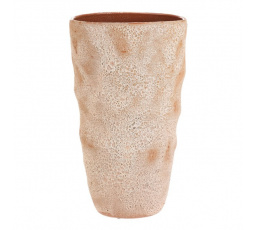 Váza keramická - výška 49 cm, béžovo-hnědá
