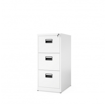 Kovová kartotéková skříň SARA V3, 460 x 1020 x 620 mm, bílá Kovová kartotéková skříň SARA V3, 460 x 1020 x 620 mm, bílá