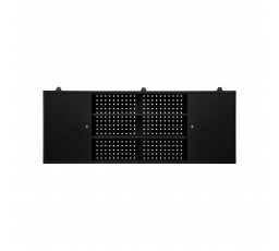 Skříňka na nářadí LEO, 1600 x 600 x 200 mm, All Black: černá