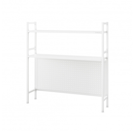 Kovový nástavec na stůl JENNY, 950 x 980 x 220 mm, bílý Kovový nástavec na stůl JENNY, 950 x 980 x 220 mm, bílý