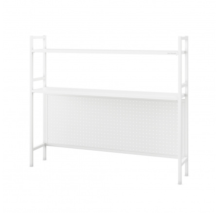 Kovový nástavec na stůl WENDY, 1150 x 980 x 220 mm, bílý