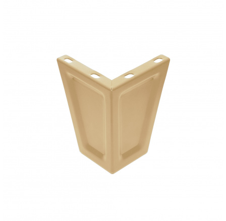 Nožky k šatní skříni, sada 4 ks. béžové Nožky k šatní skříni, sada 4 ks. béžové