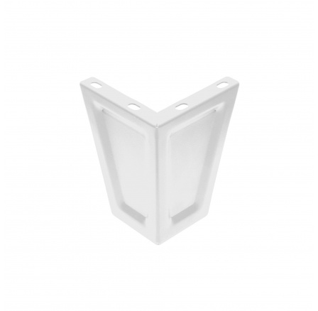 Nožky k šatní skříni, sada 4 ks. bílé